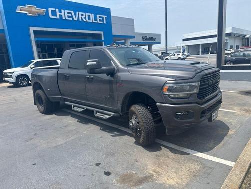 Granite Crystal Metallic Clearcoat 2024 RAM 3500 Laramie Mega Cab 4x4 6'4' Box