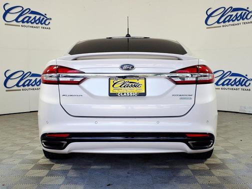 White 2017 Ford Fusion Titanium