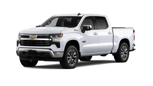 Summit White 2026 Chevrolet Silverado 1500 LT