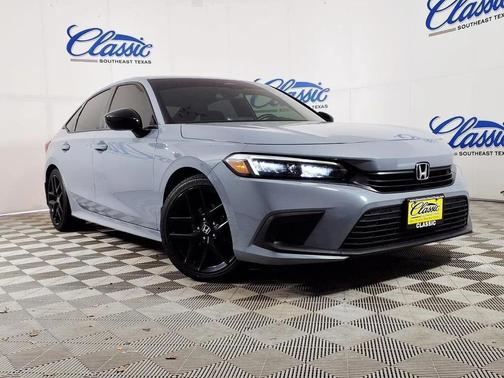 Aegean Blue Metallic 2023 Honda Civic Sport