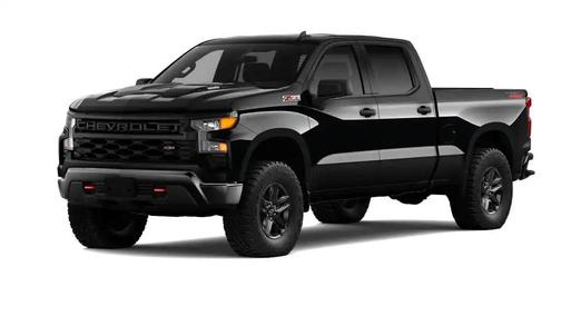 Black 2026 Chevrolet Silverado 1500 Custom Trail Boss