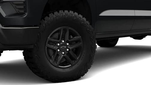 Black 2026 Chevrolet Silverado 1500 Custom Trail Boss