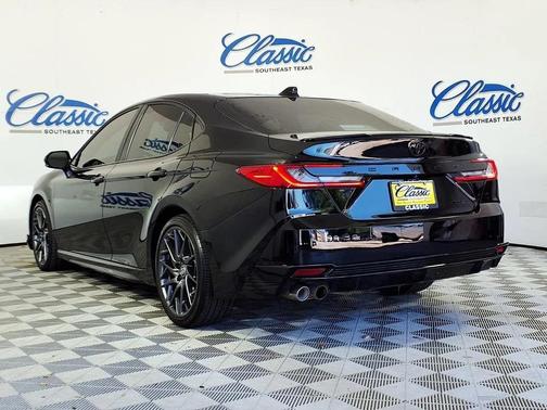 Midnight Black Metallic 2025 Toyota Camry XSE