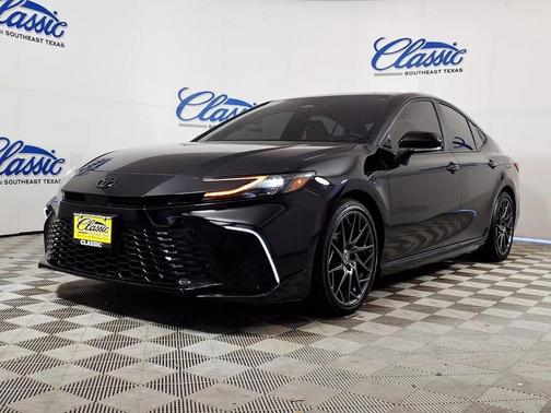 Midnight Black Metallic 2025 Toyota Camry XSE