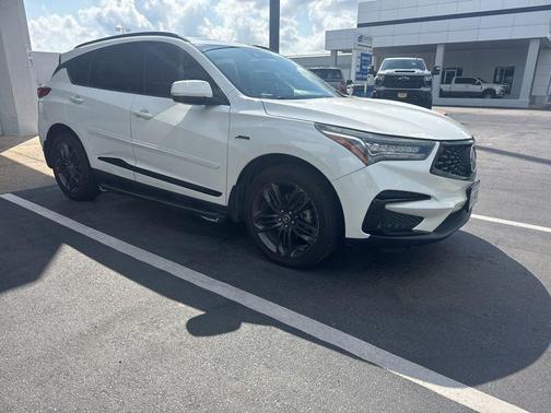 White Diamond Pearl 2019 Acura RDX A-Spec