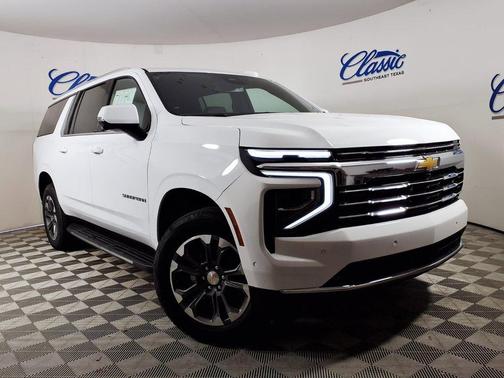 Summit White 2026 Chevrolet Suburban LT