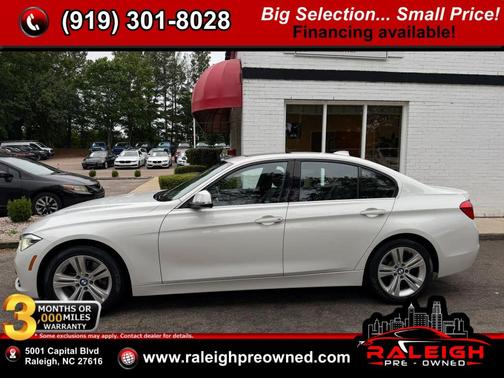 White 2017 BMW 330 330i Sedan 4D