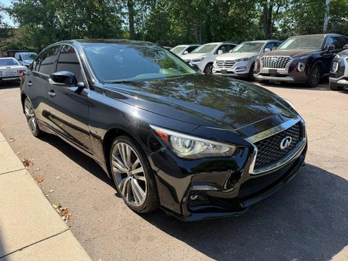 Black Obsidian 2018 INFINITI Q50 3.0t Sport