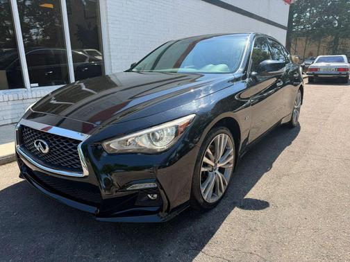 Black Obsidian 2018 INFINITI Q50 3.0t Sport