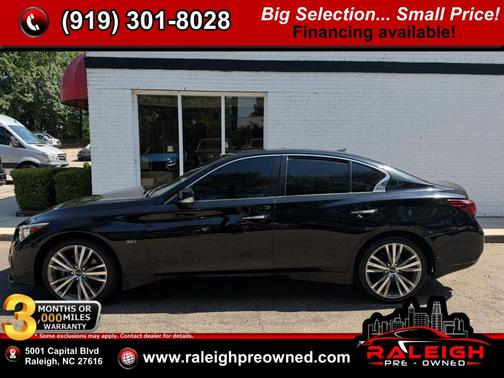 Black Obsidian 2018 INFINITI Q50 3.0t Sport