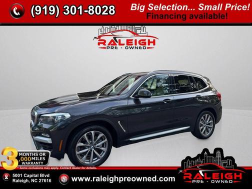 Dark Graphite Metallic 2019 BMW X3 xDrive30i