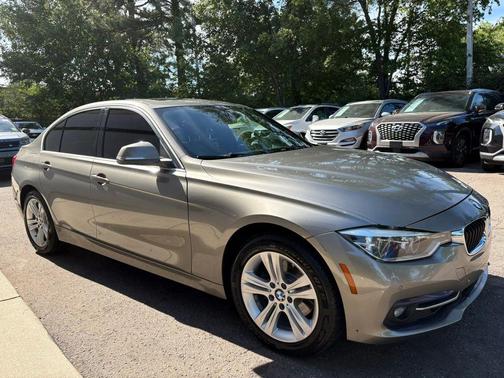 Beige 2017 BMW 330 xDrive