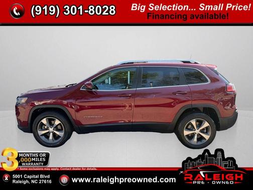Velvet Red Pearlcoat 2019 Jeep Cherokee Limited