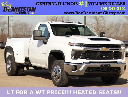 Summit White 2026 Chevrolet Silverado 3500 LT