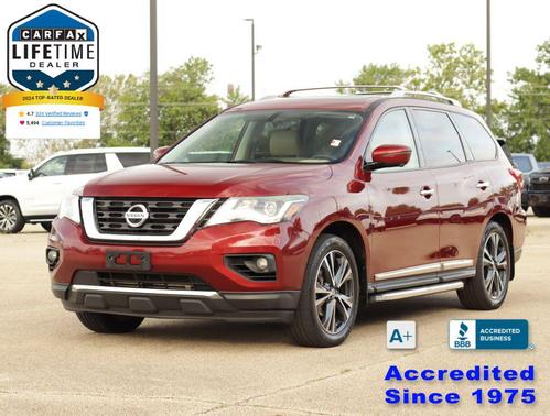 Scarlet Ember 2018 Nissan Pathfinder Platinum