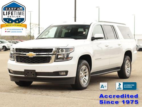 Summit White 2019 Chevrolet Suburban LT