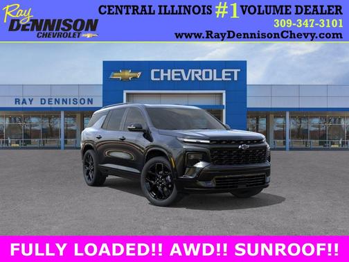 Mosaic Black Metallic 2026 Chevrolet Traverse RS