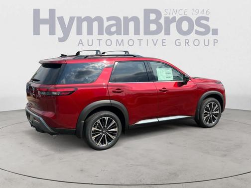 Scarlet Ember 2026 Nissan Pathfinder Platinum