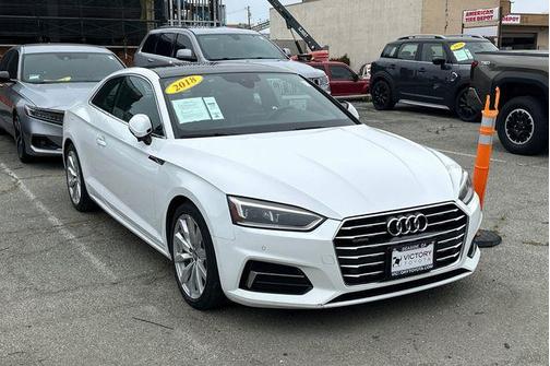 Ibis White 2018 Audi A5 2.0T Premium Plus