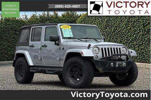 Billet Silver Metallic Clearcoat 2018 Jeep Wrangler JK Unlimited Sahara
