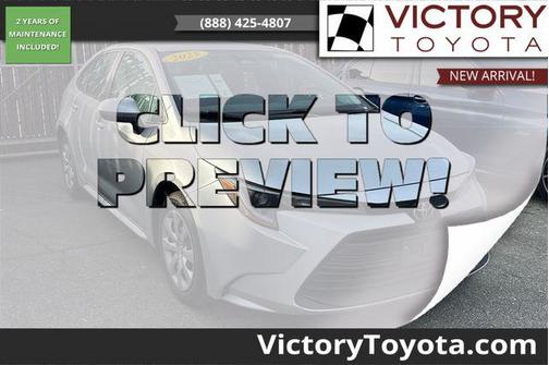 Classic Silver Metallic 2025 Toyota Corolla LE