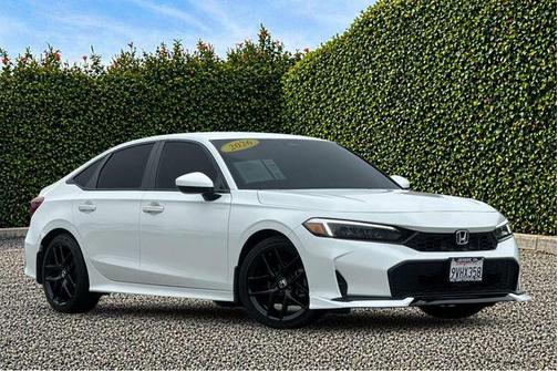 Platinum White Pearl 2026 Honda Civic Sport