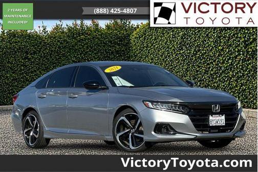 Crystal Black Pearl 2021 Honda Accord Sport 1.5T