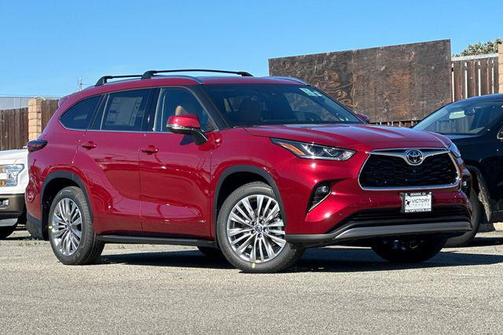 Ruby Flare Pearl 2026 Toyota Highlander Hybrid Platinum