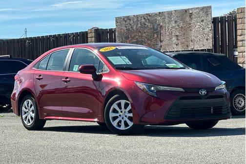 Ruby Flare Pearl 2025 Toyota Corolla LE