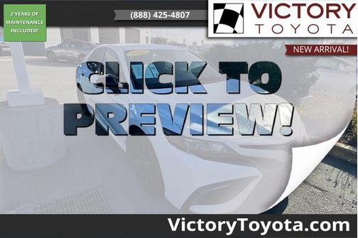 White 2022 Toyota Camry SE