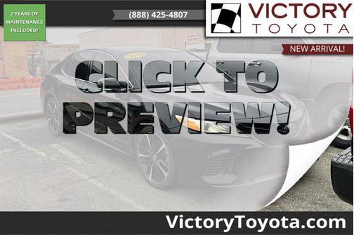 Midnight Black Metallic 2020 Toyota Camry XSE