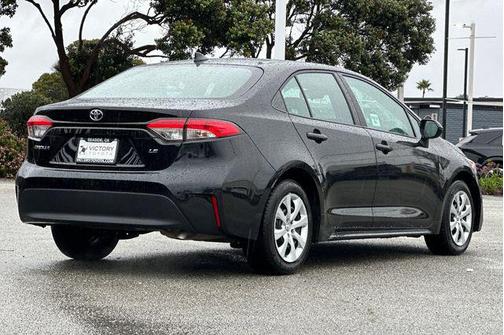 Midnight Black Metallic 2025 Toyota Corolla LE