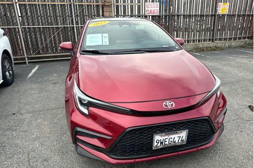 Ruby Flare Pearl 2023 Toyota Corolla XSE