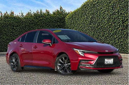 Ruby Flare Pearl 2023 Toyota Corolla XSE