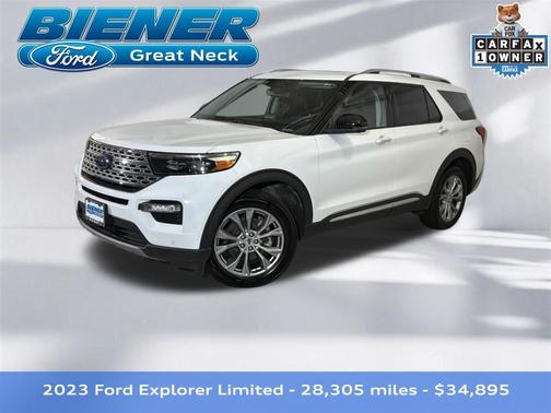 STAR WHITE MET TRI-COAT 2023 Ford Explorer Limited