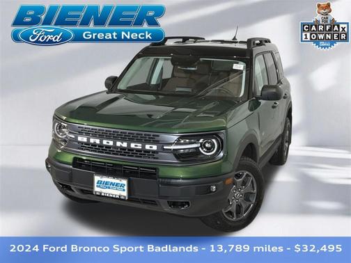 ERUPTION GREEN METALLIC 2024 Ford Bronco Sport Badlands