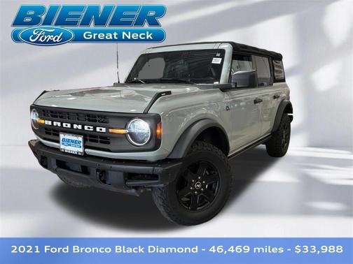 CACTUS GRAY 2021 Ford Bronco Black Diamond