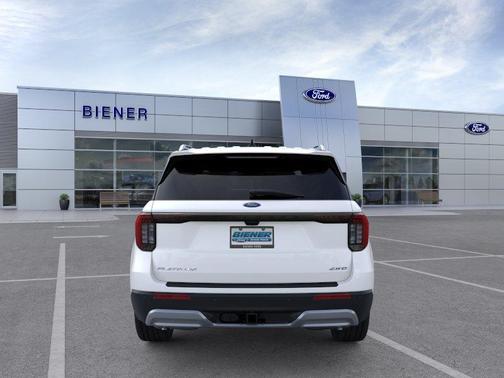 STAR WHITE MET TRI-COAT 2026 Ford Explorer Platinum