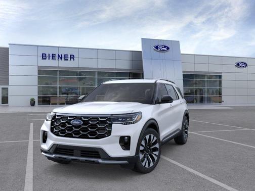 STAR WHITE MET TRI-COAT 2026 Ford Explorer Platinum