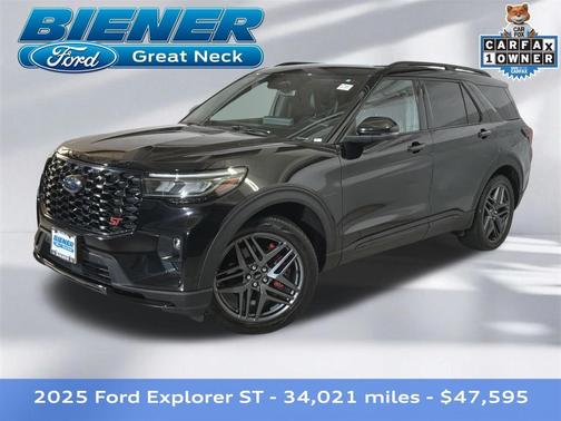 AGATE BLACK METALLIC 2025 Ford Explorer ST