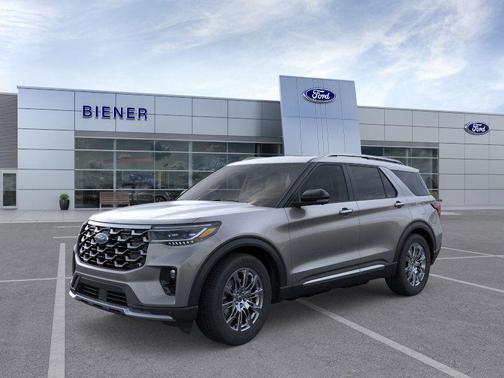 Carbonized Gray Metallic 2026 Ford Explorer Platinum SUV