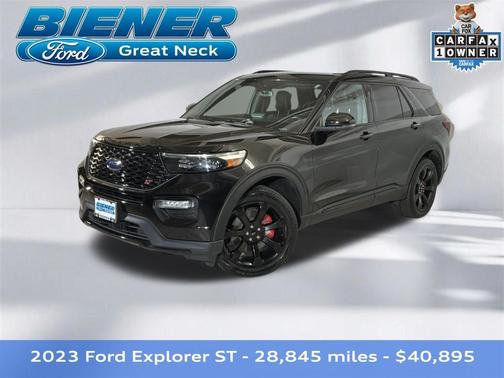 AGATE BLACK METALLIC 2023 Ford Explorer ST
