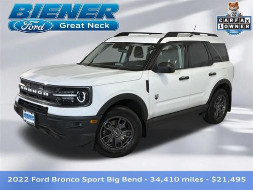 OXFORD WHITE 2022 Ford Bronco Sport Big Bend