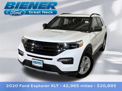OXFORD WHITE 2020 Ford Explorer XLT