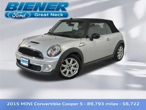 White Silver 2015 MINI Convertible Cooper S