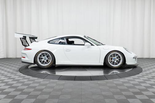 White 2015 Porsche 911 GT3 Cup