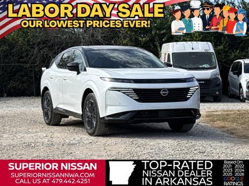 White / Black 2026 Nissan Murano Platinum