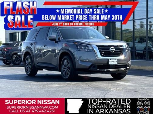 Gun Metallic 2024 Nissan Pathfinder SV