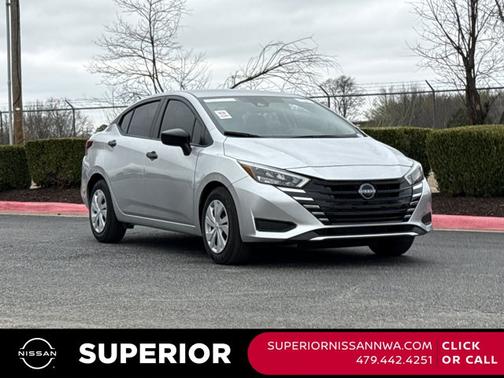 Brilliant Silver Metallic 2025 Nissan Versa 1.6 S