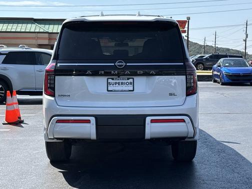 Aspen White Tricoat 2025 Nissan Armada SL